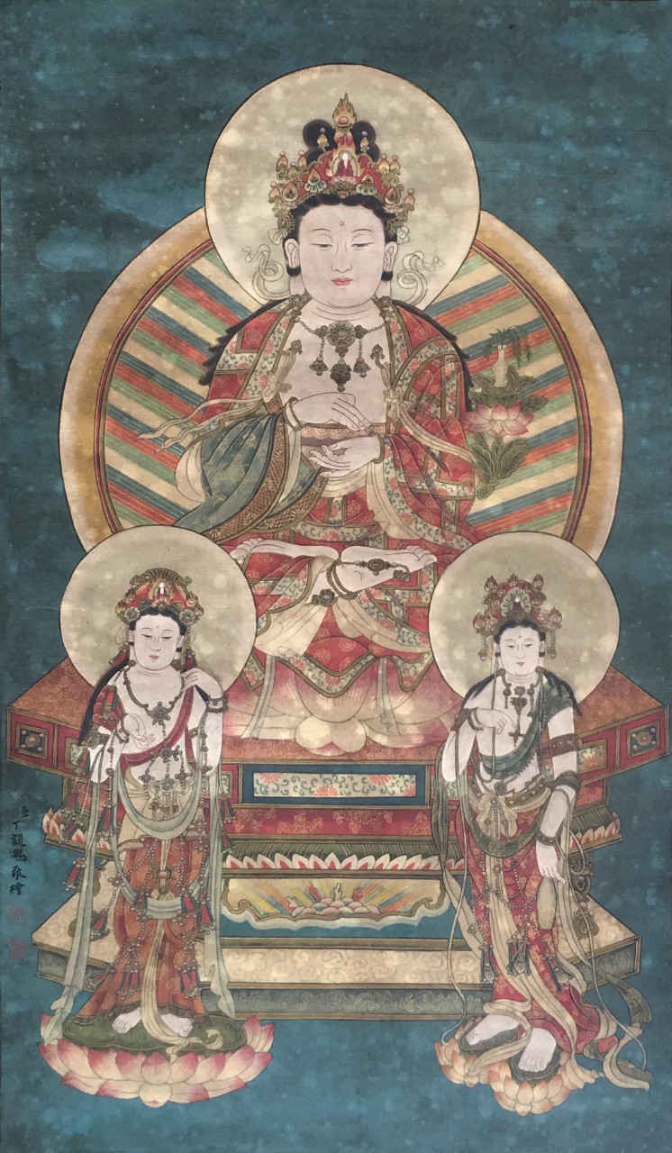 丁观鹏  佛像